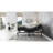 Full Adjustable Bt3000 Bed Base - Head Foot Adjustable, Wireless Remote, 2 Ports, , 3 Preset Positions, Led Lighting, Graceful And Massage, Blue+Grey Finish-514179479