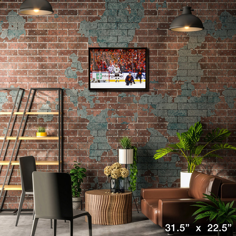 Célébration Connor McDavid sur toile encadrée 20 x 29