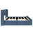 Solid Wood Upholstered Bed with Rectangular Headboard with 2 Drawer Side Storage-1451155002-1451155007