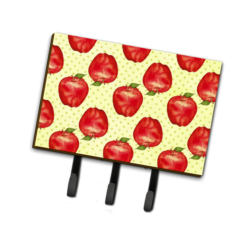 Organisateur de clés avec crochets à clés pommes et pois