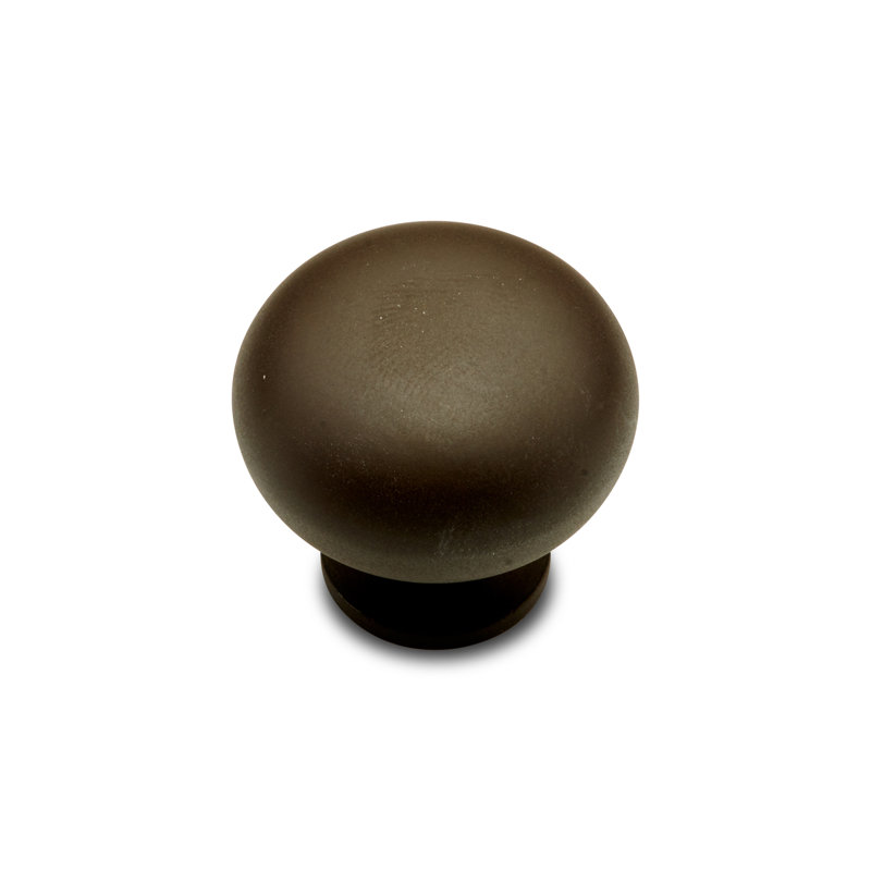 CK Series 1 1/4" Diameter Mushroom Knob, Oil Rubbed Bronze, 1.25" H x 1.25" W x 1.19" D