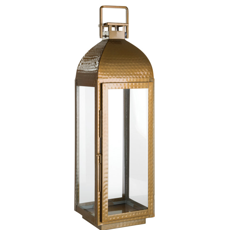 Buteau Stainless Steel Floor Lantern, 56cm H x 18cm W x 17cm D
