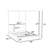 Derel Wood Canopy Platform Bed with Support Slats and LED Light-613211088
