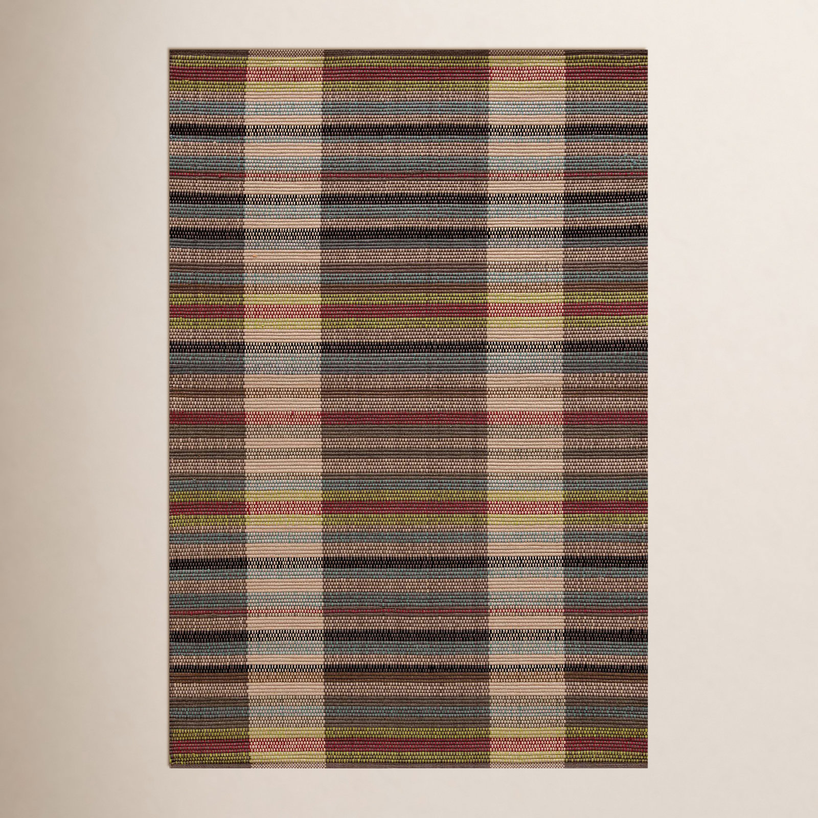 Swedish Rag Handwoven Indoor/Outdoor Rug, Rectangle 3' x 5'