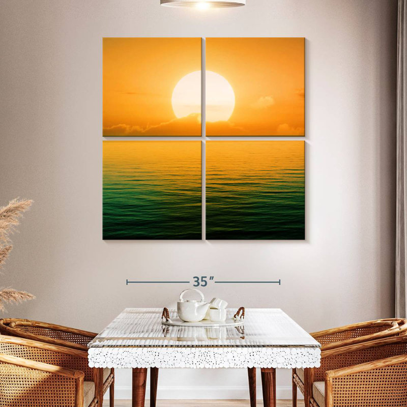 Gillard Sunset Over Sea