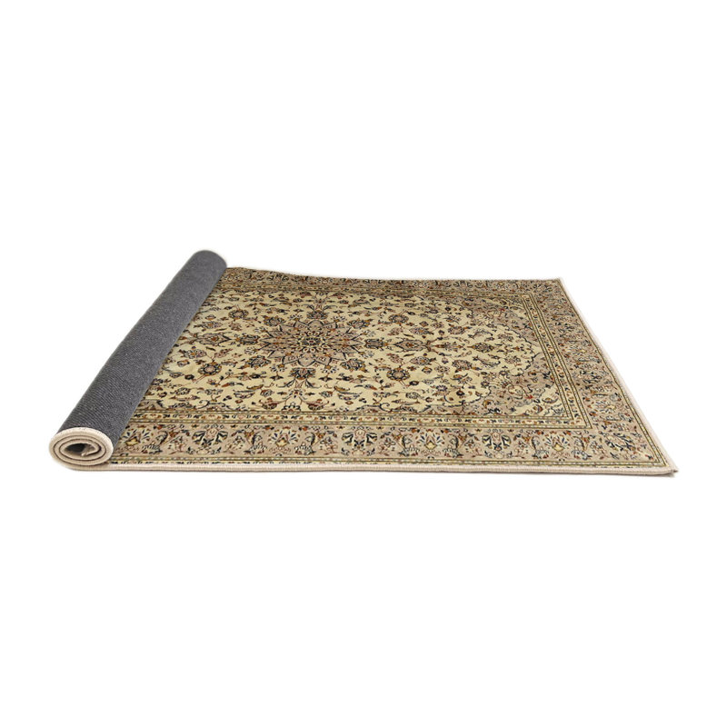 Tapis bleu / beige DeJuana, Rond 8 pi