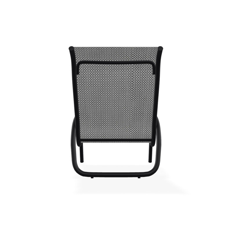 Beach Chair, Textured Black, Nickle