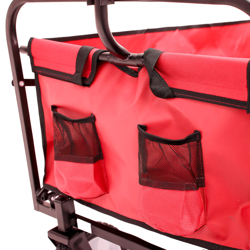 46'' H x 41'' W Utility Cart with Wheels, Red