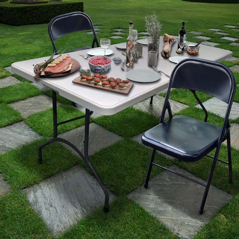 Chaise pliante en acier Commercial Commercial