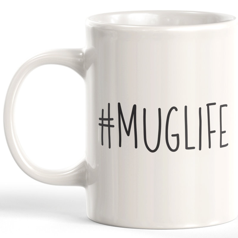 Tasse à café #Muglife, 11 oz, Plastique