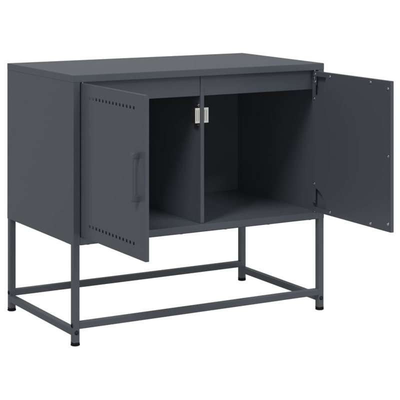 No_Yes_No_No_No TV Stand, Anthracite, 68.5cm