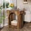 2 Tier Wood End Side Table Set With Innovative Arched Design-1077141340