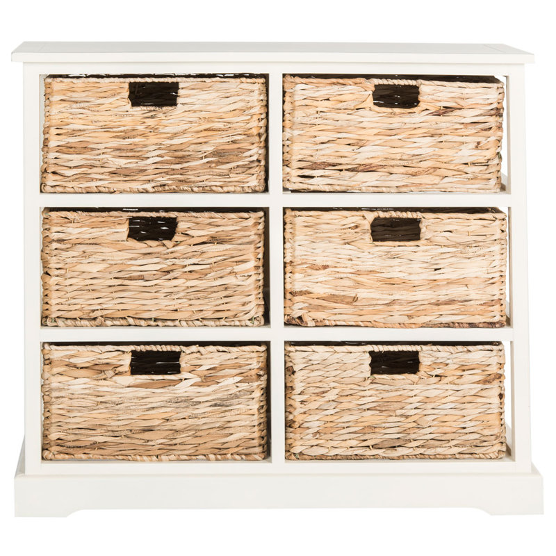 Antaqui Accent Cabinet, Distressed White