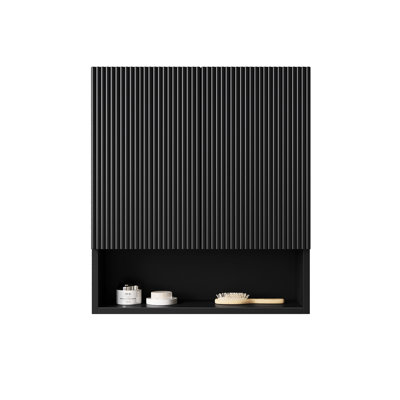 Armoire 26 "avec portes et tablette, rangement au-dessus de la toilette pour salle de bain, cuisine, buanderie, portes, tablette