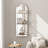 Mirrored Shelves 3- Tier Wall Panel