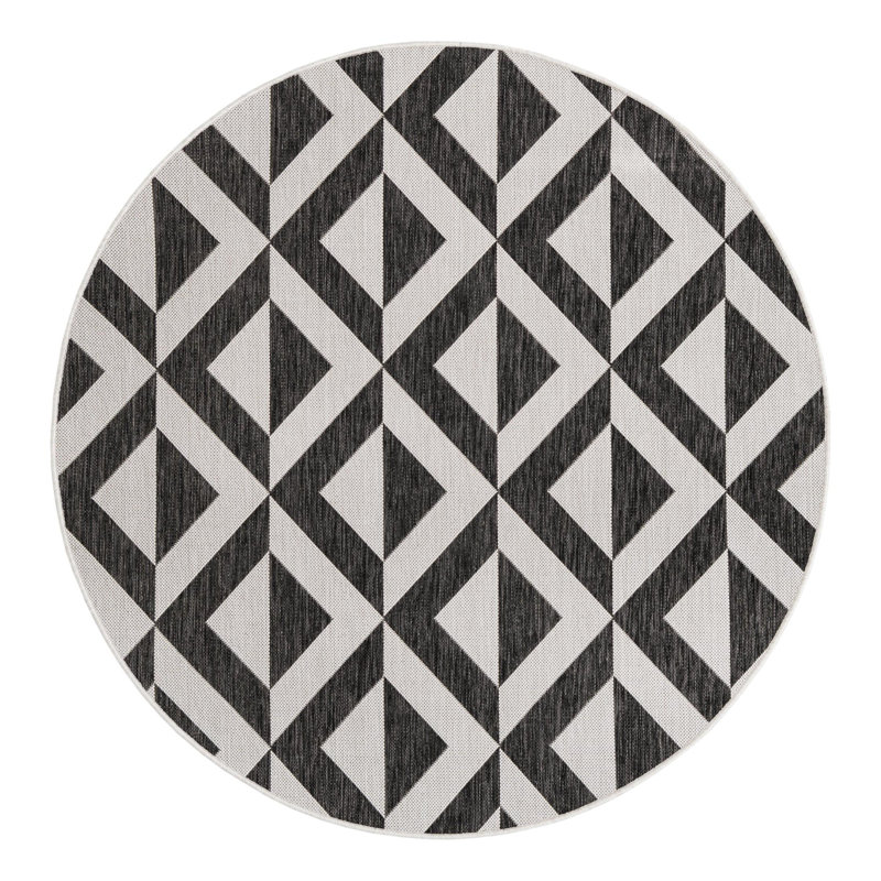 Jill Zarin Napa Indoor/Outdoor Rug, Round 5'3"