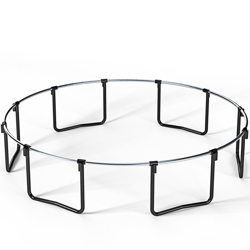 Trampoline 16 pi - Noir et rouge