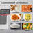 Toshiba 2.2 Cu Ft Large Countertop Microwave, Smart Sensor, 6 Menus, Mute Option, 1200W, Silver