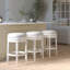 31 po Tabouret de bar pivotant en bois sans dossier à hauteur de bar, 1 pièce-1992653593-1992653595