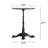 Commercial All-Weather Seamless Surface Tabletop with Bistro Base-821754918-811116167