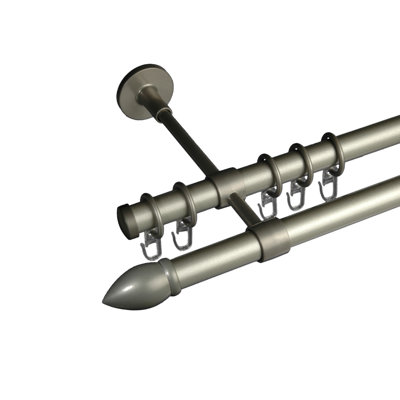 Vega 2cm Double Curtain Pole