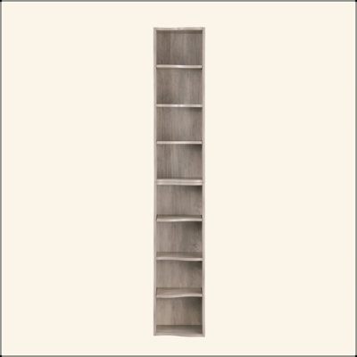 La bibliothèque réglable à 8 couches avec une bordure ondulée, qui est plus agréable esthétiquement, convient aux bibliothèques hautes et étroites, aux présentoirs et aux bibliothèques multifonctionnelles dans les bureaux à domicile