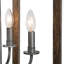 Lustre rectangulaire à 4 lumières
