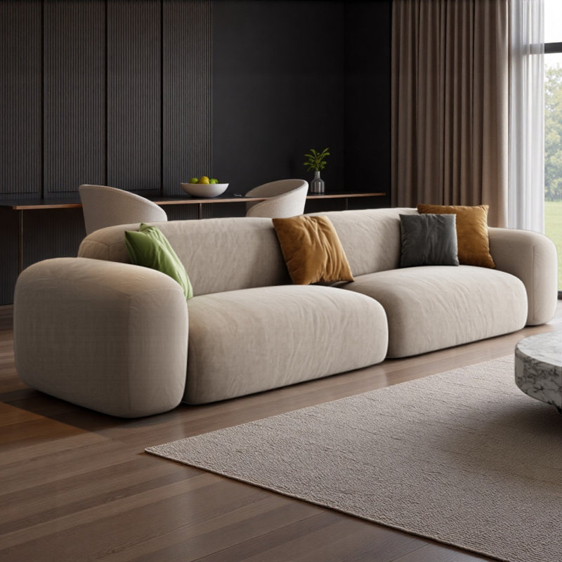 Canapé Minimalist Living, 3, H 27,56 po x l 82,68 po x P 39,37 po