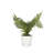 14.45 " H Faux Fern Plant in Porcelain Pot