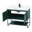 Rozell 40'' Single Bathroom Vanity with Engineered Marble Top-1983826358