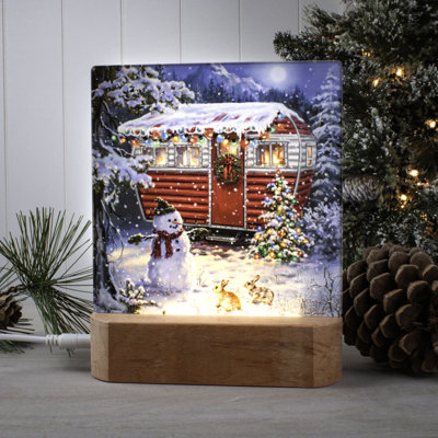 Veilleuse Snowy Retreat
