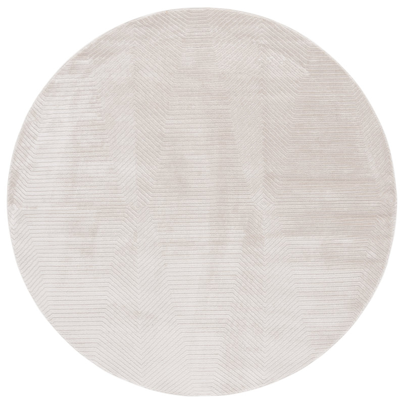 Framlingham Performance Abstract Rug, Round 6'7"