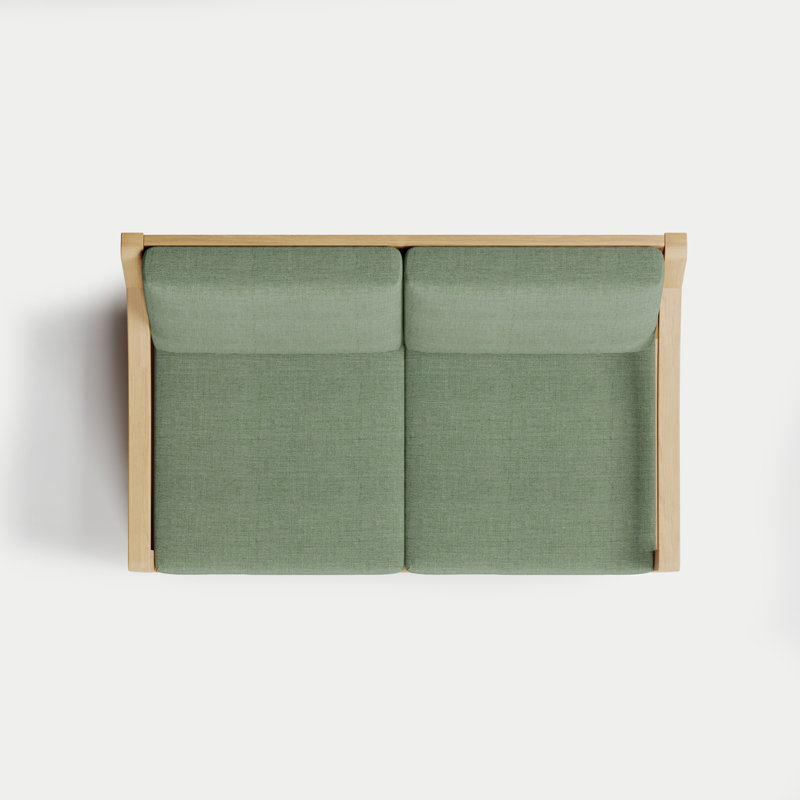 Solerno Heated Loveseat, Aloe