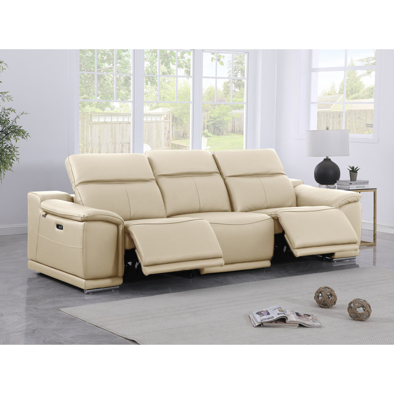 Canapé inclinable électrique Divanitalia, Beige