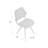 Davidmichael Outdoor Dining Side Chair with Cushions