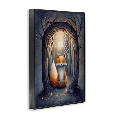 Mystic Fox in Nature Framed Giclee Art by The Dutch Lady
