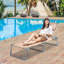 Chaise longue inclinable longue 75 po Patel