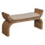 Boucle Upholstered Bench