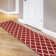 Ottohome Non-Slip Moroccan Trellis Area Rug For Living Room, Hallway Runner, Entryway Rug, Dark Red