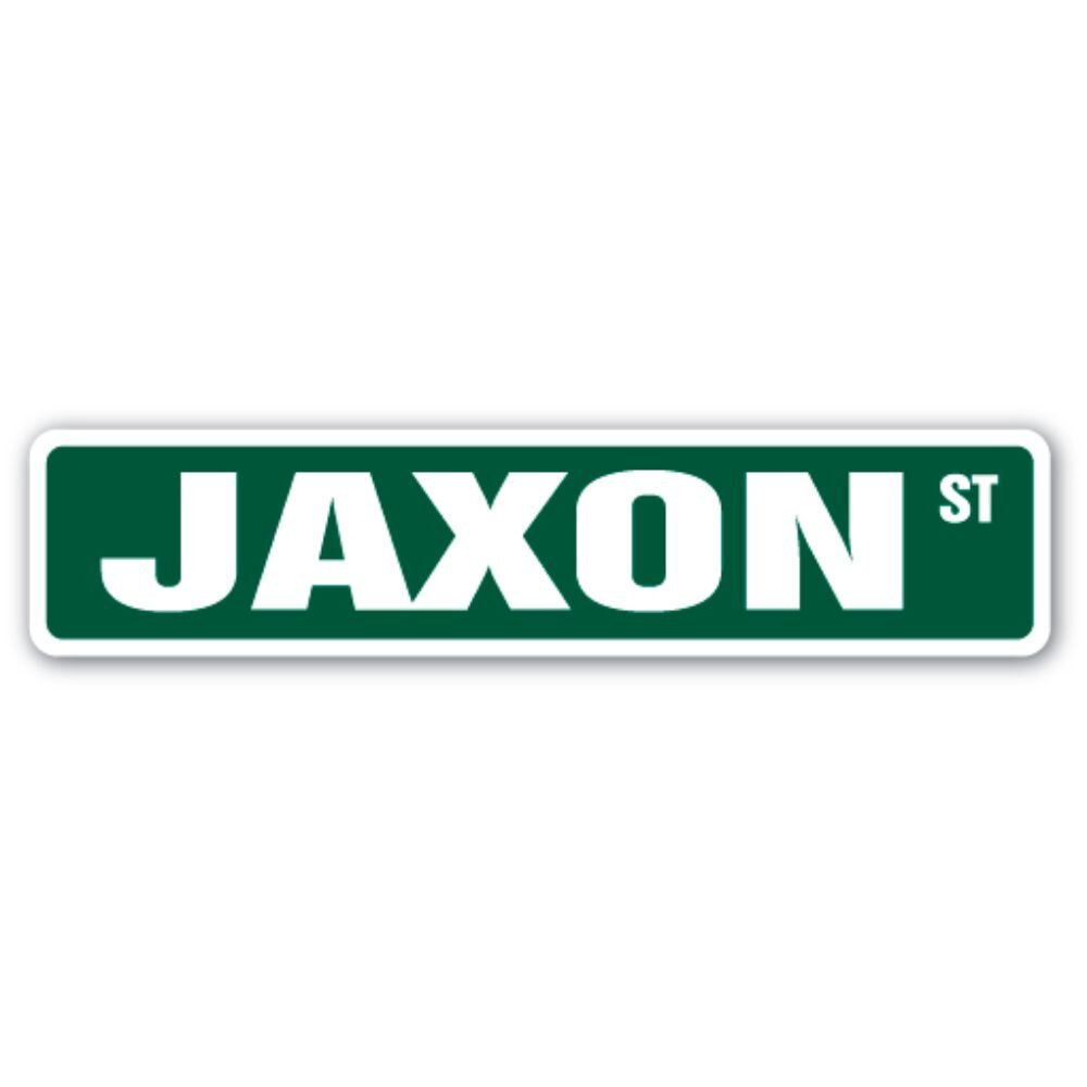 SignMission Jaxon Street Sign Childrens Name Room Sign | Wayfair