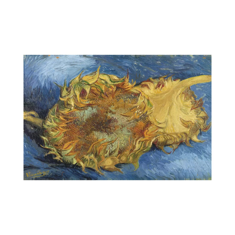 Sunflowers, 1887 by Vincent Van Gogh - Wrapped Canvas Painting