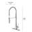 Vetta Pull Out Kitchen Faucet with and with Soap Dispenser-100675642