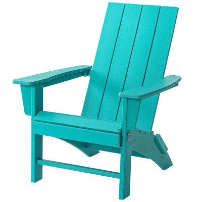 Heimo Weather-Resistant Foldable Adirondack Chair by Dovecove