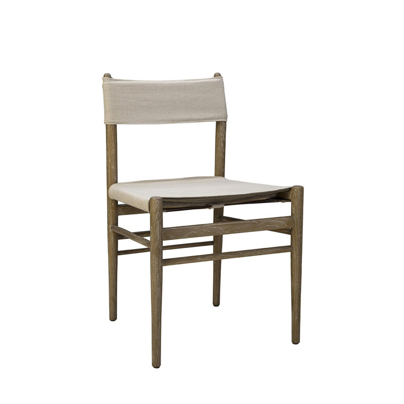 Solid Wood Dining Chair, White