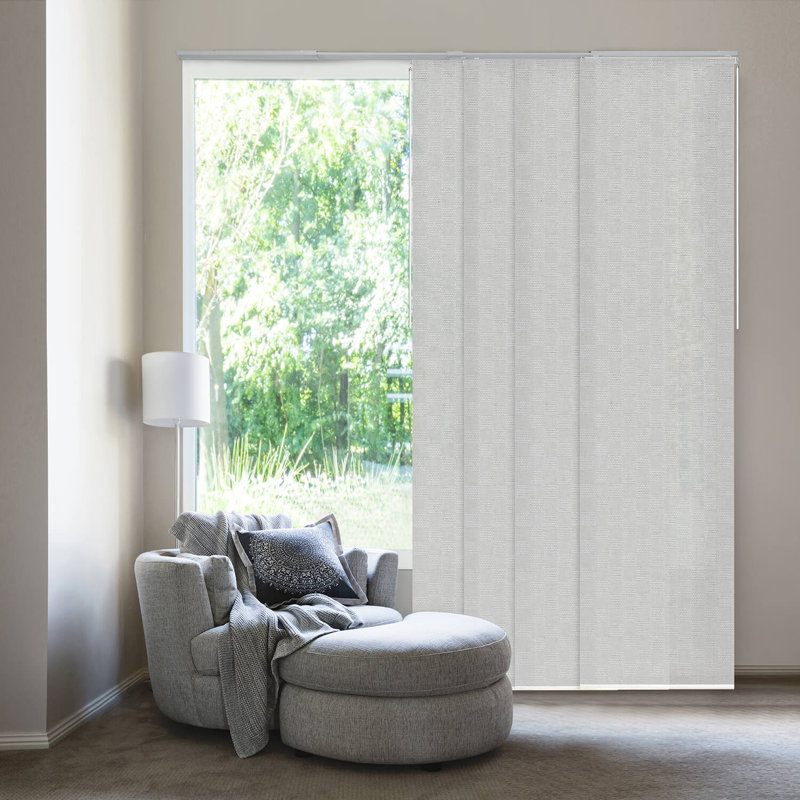 Sharmaine Artfully Spun Semi-Sheer Vertical Blind