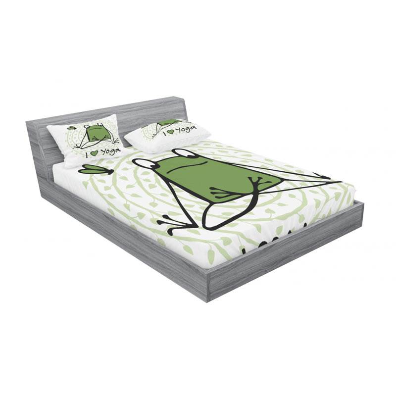 Mandala Microfiber Sheet Set, Queen Sheet Set + Fitted Sheet + 2 Pillowcases