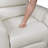 Glider Reclining Chair Swivel Motion Beige Breathable Faux Leather Upholstery Luxury Living Room Furniture, Movie Chair-1109478364