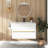 36" Wall-Mounted Bathroom Vanity With Sink-653108740