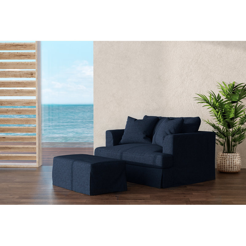 Cladine Chair And A Half with Ottoman