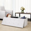 Repose-pieds de rangement rectangulaire en similicuir Humboldt-57344406